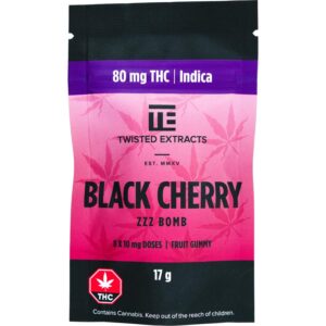 Black Cherry CBD Indica Gummies