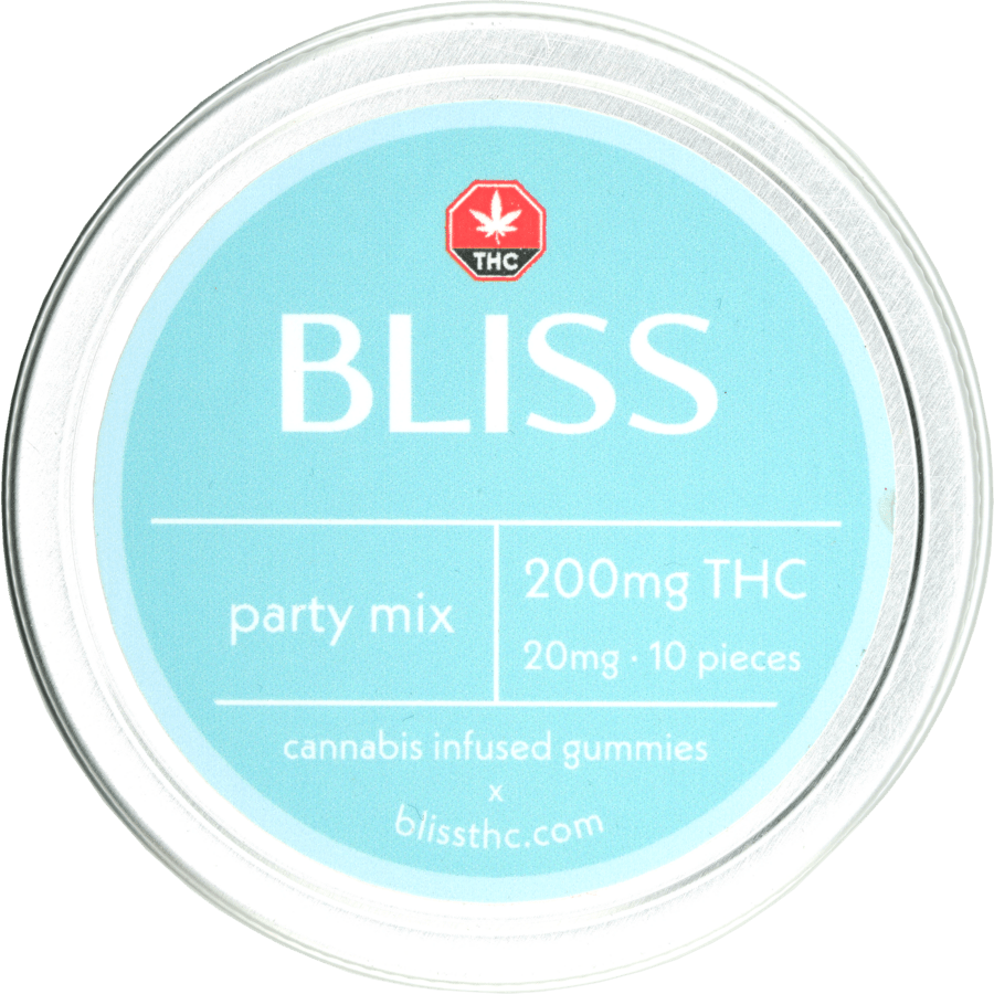 THC Party Mix Bliss Gummies