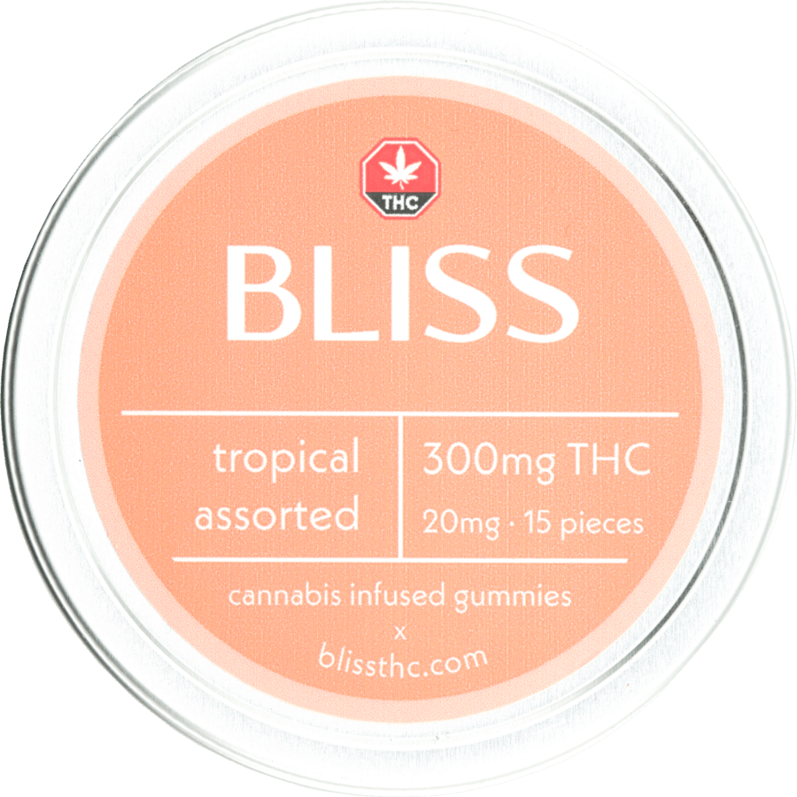 THC Tropical Gummies by Bliss