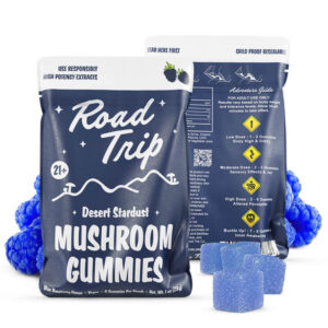 Desert Stardust Magic Mushroom Gummies - Blue Raspberry