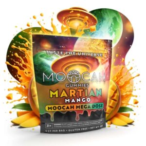 Moocah Mega Dose Mushroom Gummies - Martian Mango