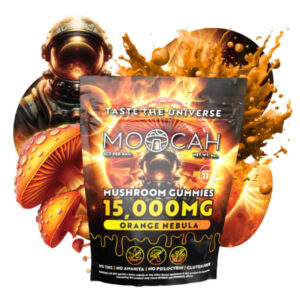Moocah Mega Dose Mushroom Gummies - Orange Nebula