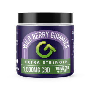 100mg CBD Gummies - Wild Berry - Extra Strength
