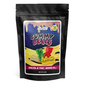 40mg Vegan Delta 8 Gummy Bears - 65ct