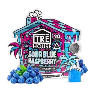 Delta 9/HHC Gummies - Sour Blue Raspberry