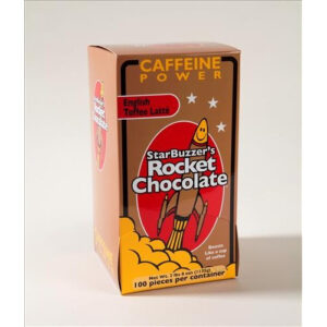 English Toffee Latte Rocket Chocolates, 100 count