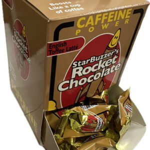 English Toffee Latte Rocket Chocolates, 50 count